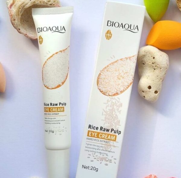 BIOAQUA Rice Skin Care 3-in-1 Kit - Cleanser, Eye Cream & Serum Set for Hydrating & Brightening