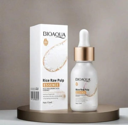 BIOAQUA Rice Skin Care 3-in-1 Kit - Cleanser, Eye Cream & Serum Set for Hydrating & Brightening